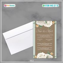 BEYAZ ZARFLI MODEL-1053