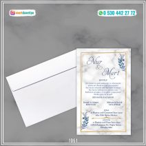 BEYAZ ZARFLI MODEL-1061