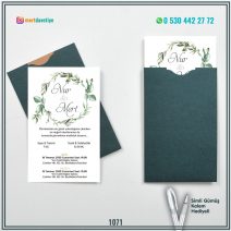 Kapalı Yeşil Zarflı Model – 1071