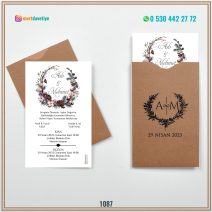 Kraft Zarf Baskılı Model – 1087