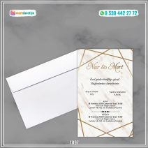 BEYAZ ZARFLI MODEL-1097