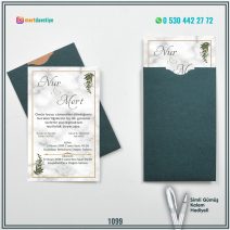 Kapalı Yeşil Zarflı Model – 1099