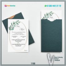 Kapalı Yeşil Zarflı Model – 1100
