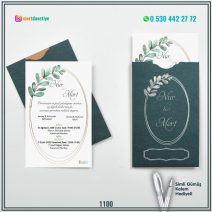 Kapalı Yeşil Zarf Baskılı Model – 1100