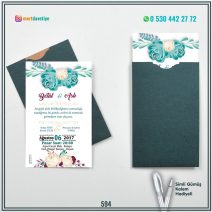 Kapalı Yeşil Zarflı Model – 594