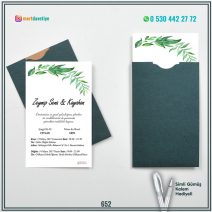 Kapalı Yeşil Zarflı Model – 652