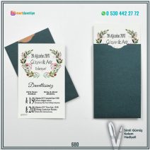 Kapalı Yeşil Zarflı Model – 680