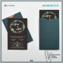 Kapalı Yeşil Zarflı Model – 834