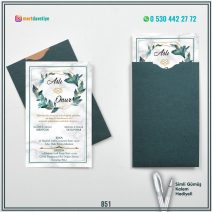 Kapalı Yeşil Zarflı Model – 851