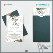 Kapalı Yeşil Zarflı Model – 861
