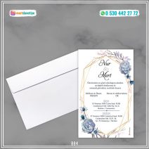 BEYAZ ZARFLI MODEL-884
