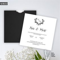 Kare Siyah Zarflı Model – K1022